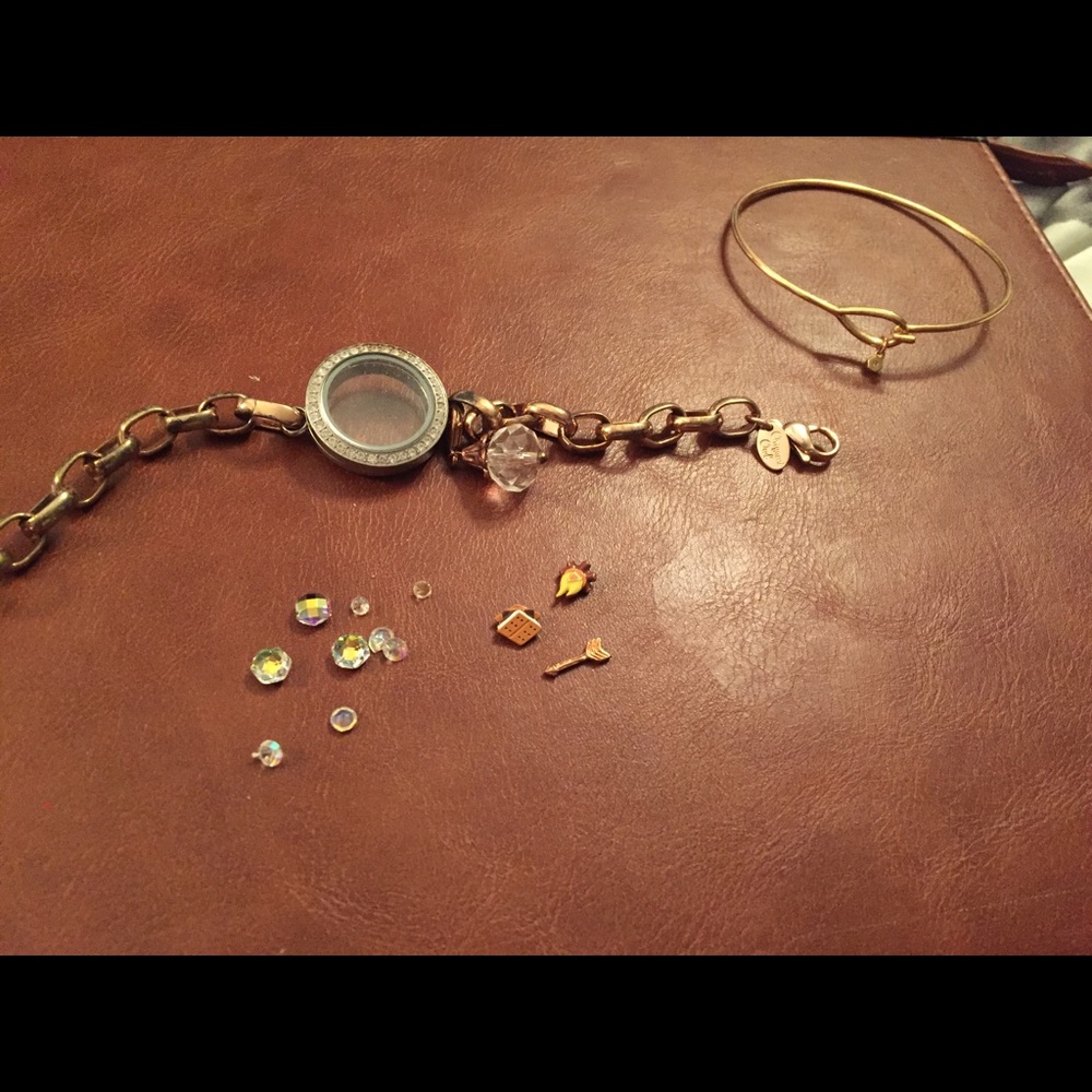 Origami owl bracelet set